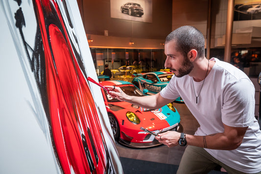 Live Painting // Stuttgart Porsche