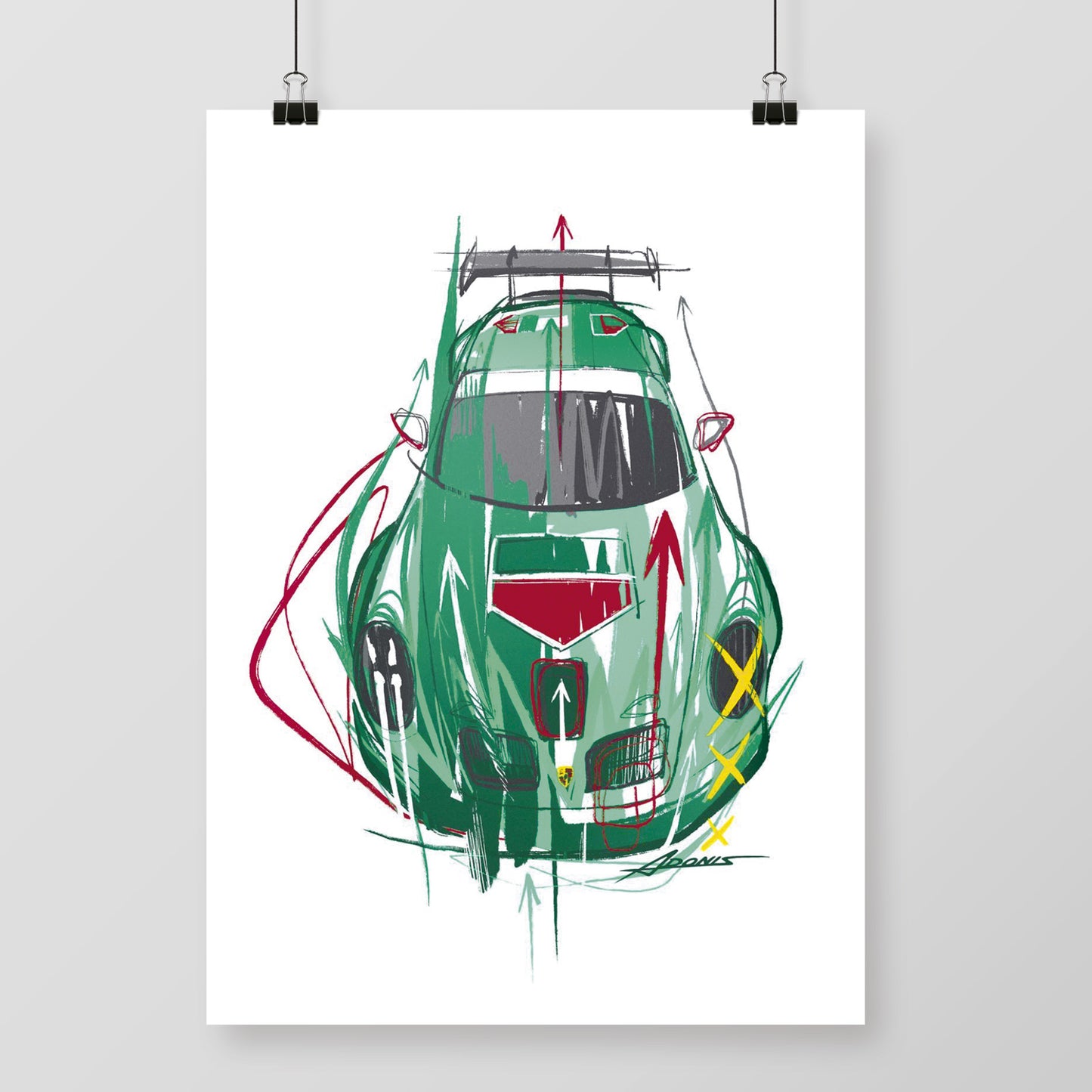 Porsche GT3 Cup ArtCar TAG Heuer