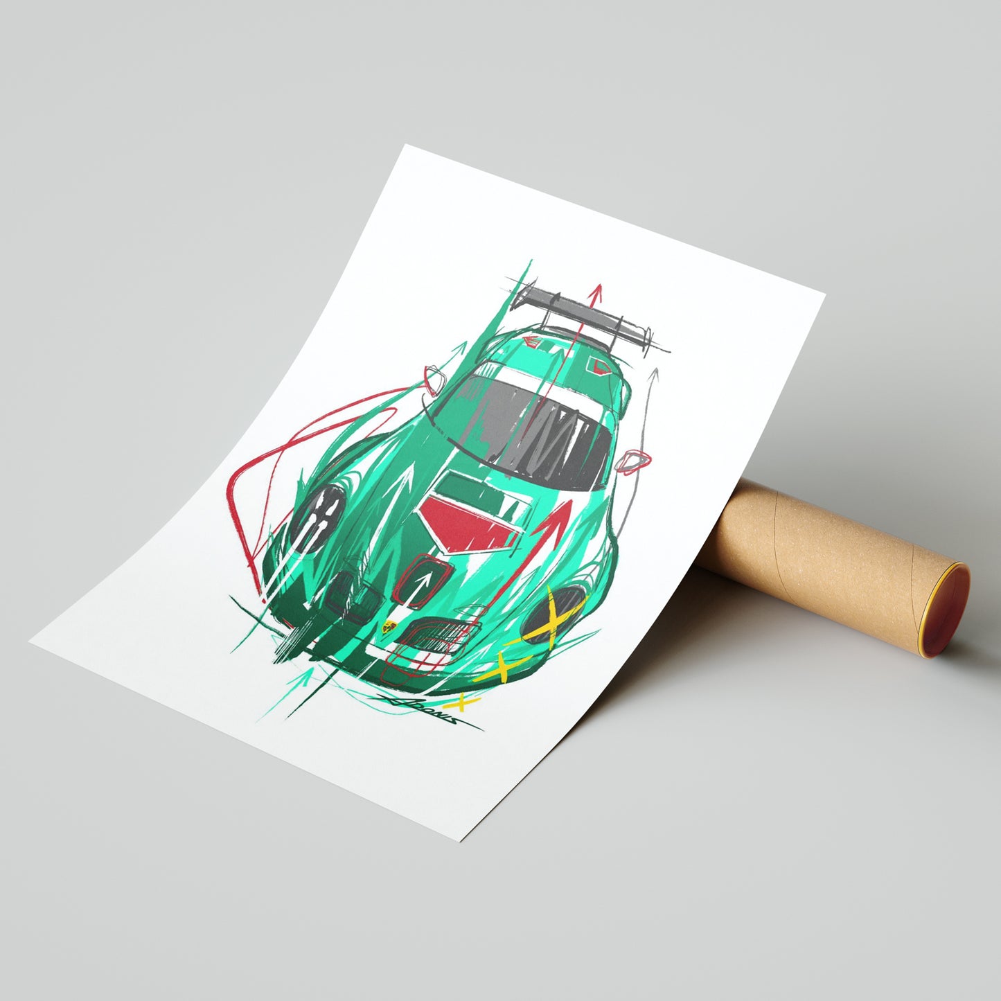 Porsche GT3 Cup ArtCar TAG Heuer